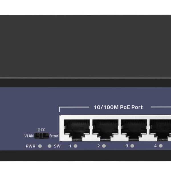 AirPro AP-ES106P 4-Port 100Mbps PoE Switch
