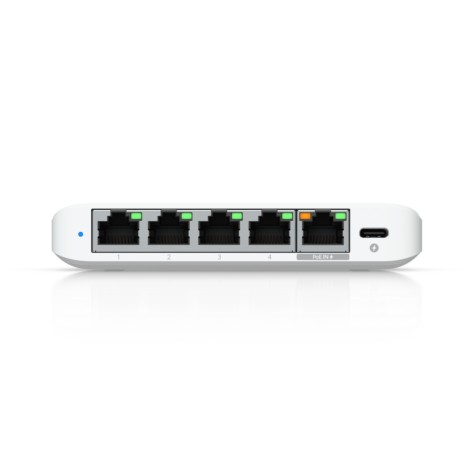 Ubiquiti USW Flex Mini 2.5G 5 Port Switch front Ubiquiti USW Flex Mini 2.5G 5 Port Switch front