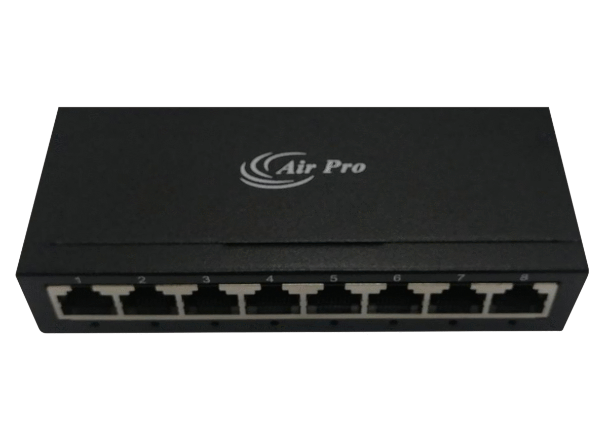 AirPro AP-GS1008 8-Port 10/100/1000 Gigabit Unmanaged Switch