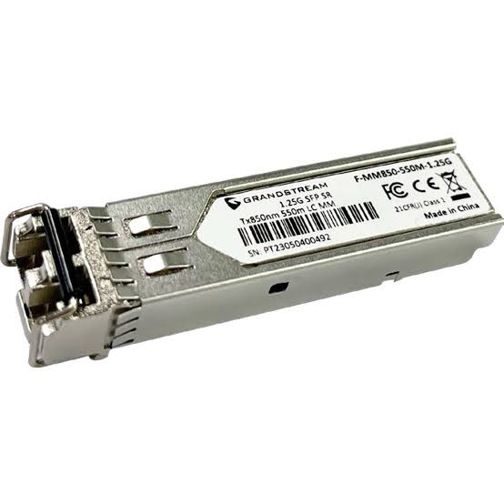 Grandstream F-MM850-550M-1.25G SFP Fiber Module (Multi-Mode, 850nm, 55-Meter, 1.25Gbps) – Grandstream Media Converter in India