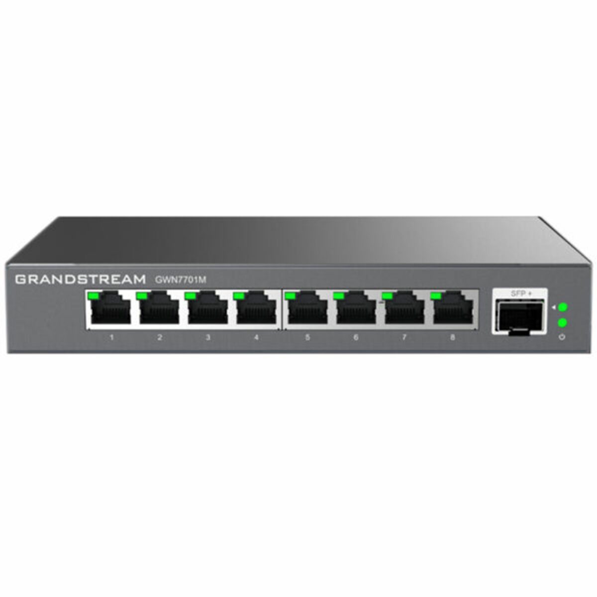 Grandstream GWN7701M Unmanaged 2.5 Multi-Gigabit Switch, 8 x 2.5 GigE, 1 x SFP+ is a managed switch from Grandstream, built for scalable and high-performance network deployments. Suitable for enterprises and telecom infrastructure.