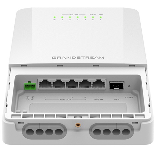Grandstream GWN7710R 6-Port (5GE+1SFP) Outdoor Lite Managed PoE IP66 dustproof and waterproof – Grandstream Media Converter in India