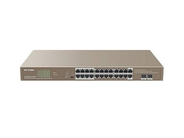 IP-Com G1126P-24-410W 24GE+2SFP Ethernet Unmanaged Switch With24-Port PoE