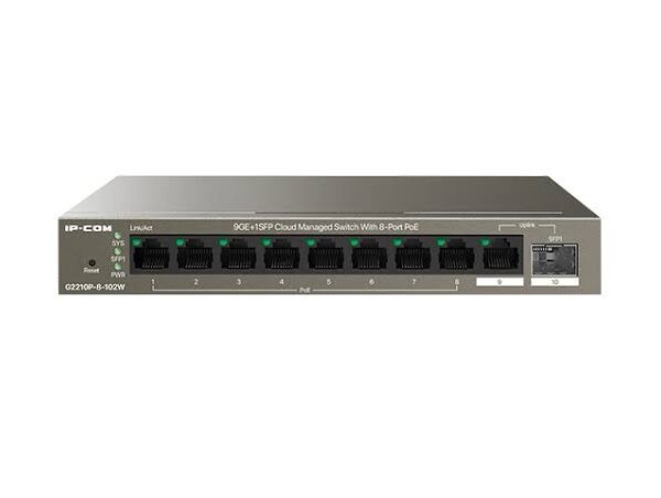 IP-Com G2210P-8-120W 9GE+1SFP Cloud Managed PoE Switch