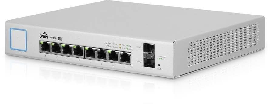 Ubiquiti US-8-150W 8-Port PoE Switch with 130W Power Budget Ubiquiti US-8-150W 8-Port PoE Switch with 130W Power Budget
