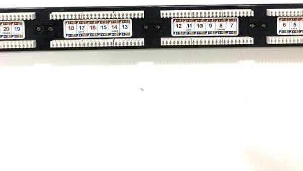 D-Link CAT6 UTP 24 Port Loaded Patch Panel | NPP-C61BLK241 – D-Link Networking Product in India