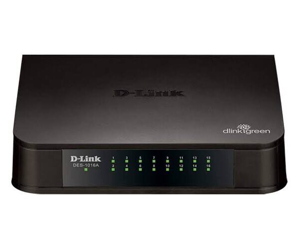 D-Link DES-1016A 16-port 10/100 Switch – D-Link Networking Product in India