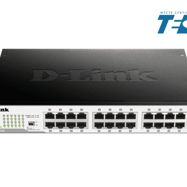 D-Link DGS-1024D 24-Port Gigabit Unmanaged Desktop Switch – D-Link Networking Product in India