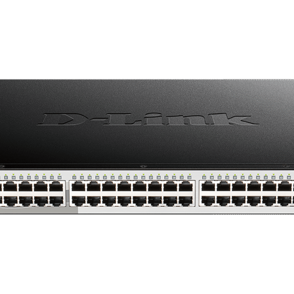 D-Link DGS-1510-52X | 52-Port Stackable Gigabit Managed Switch, 48 Gigabit Ports, 4 10GbE SFP+ Ports, 6kV Surge Protection, MTCTE Certified – D-Link Networking Product in India