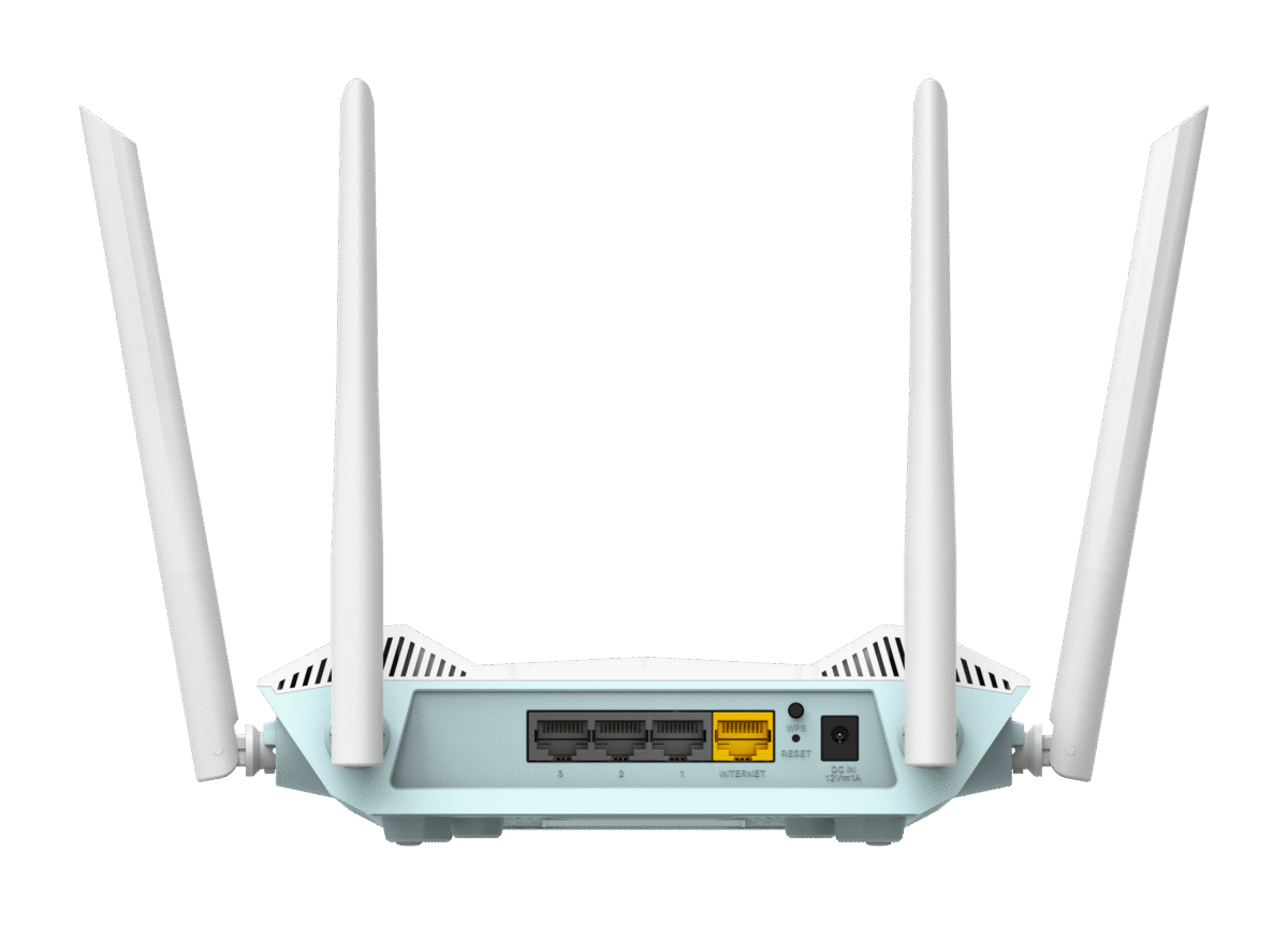 D-Link EAGLE PRO AI R15 | AX1500 Smart Wi-Fi 6 Router, Dual-Band, MU-MIMO & OFDMA, Gigabit WAN + 3 LAN Ports, MTCTE Certified – A premium networking component by D-Link, ideal for structured cabling, reliable connections, and enterprise-grade solutions.