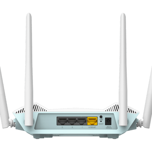 D-Link EAGLE PRO AI R15 | AX1500 Smart Wi-Fi 6 Router, Dual-Band, MU-MIMO & OFDMA, Gigabit WAN + 3 LAN Ports, MTCTE Certified – D-Link Networking Product in India