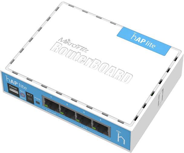 MikroTik hAP Lite Classic RB941-2nD 2.4 GHz Wi-Fi Router
