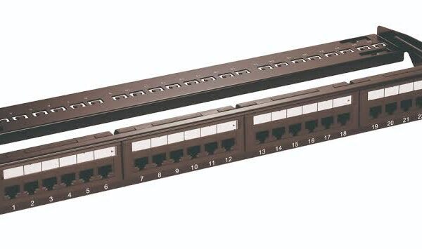 D-Link CAT 6A 24 Port UTP Patch Panel Fully Loaded | NPP-6A1BLK241 – D-Link Networking Product in India