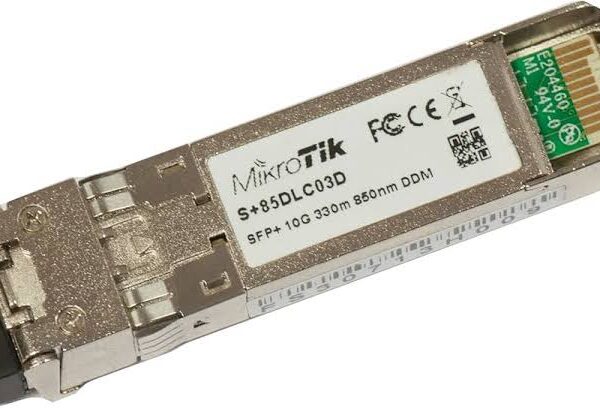Mikrotik S+85DLC03D | 10Gbps Multi-Mode SFP+ Module for 300m Fiber Connections