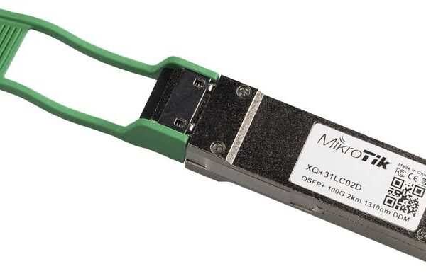 Mikrotik XQ+31LC02D | A QSFP28 module for distances up to 2km in your 100 Gigabit setups. 1271, 1291, 1311, 1331 nm