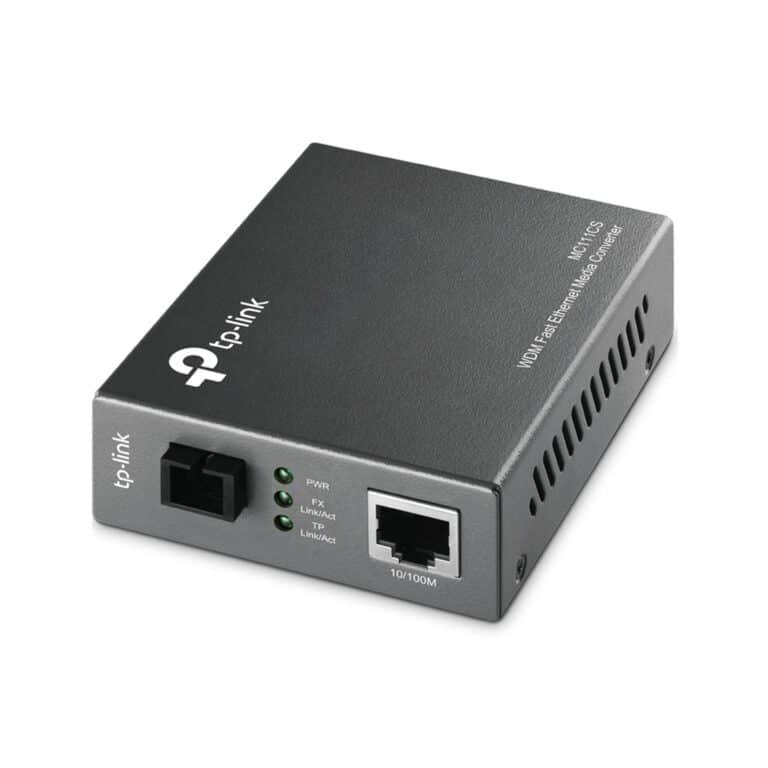 TP-Link MC111CS 10/100Mbps WDM Media Converter 20km Single-Mode Fiber