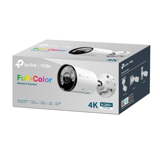 TP-Link VIGI C385 8MP 4K Outdoor Full-Color Bullet IP Camera