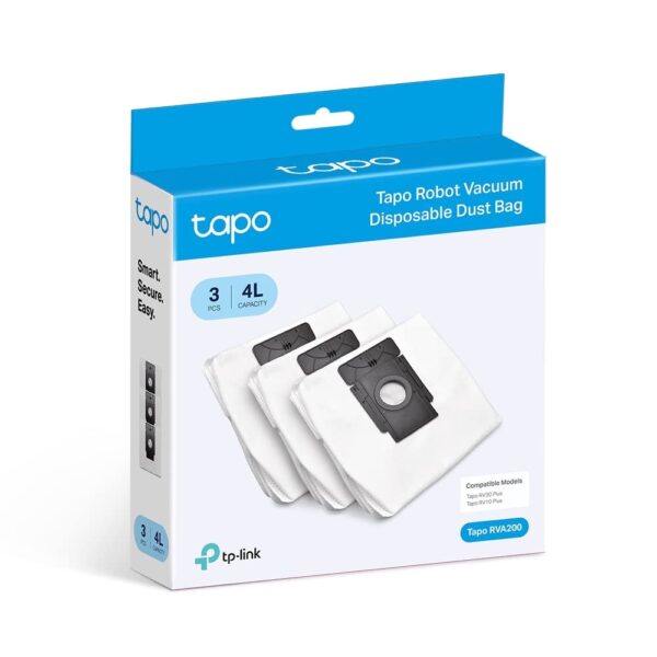 Tp-link Tapo RVA200 Robot Vacuum Disposable Dust Bag – TP-Link Tapo Smart Wireless Camera in India