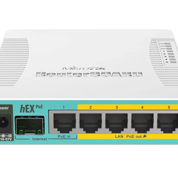 MikroTik hEX PoE RB960PGS Powerful Gigabit PoE Router with SFP Port for Reliable Connectivity