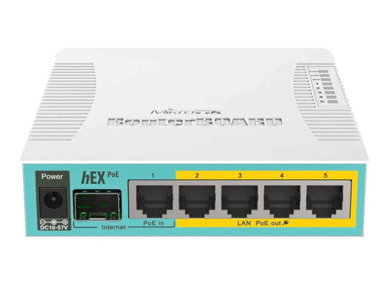 MikroTik hEX PoE RB960PGS Powerful Gigabit PoE Router with SFP Port for Reliable Connectivity