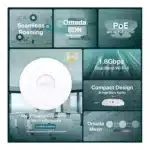 TP-Link EAP610 Indoor Omada WiFi 6 AX1800 Access Point
