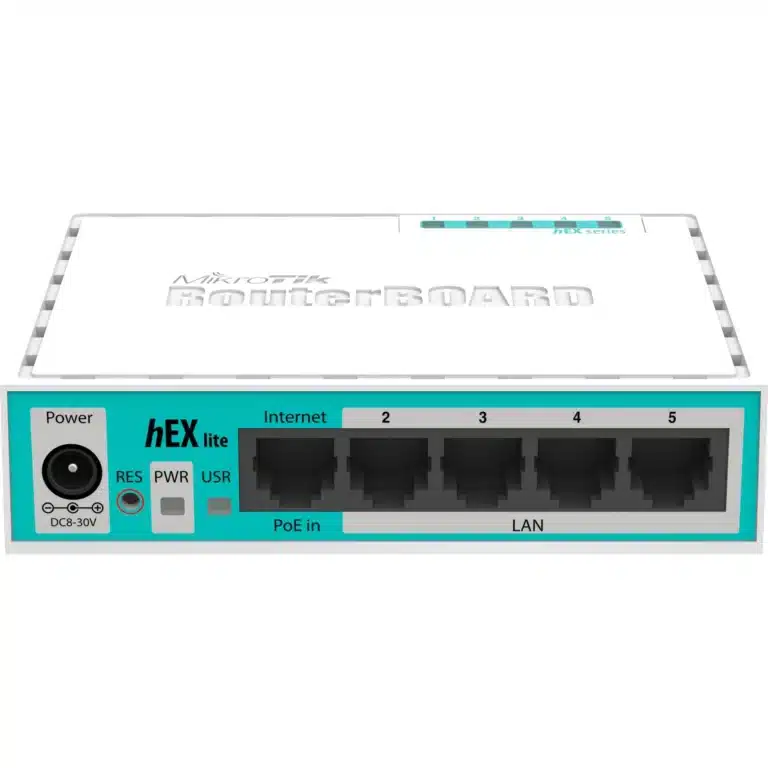 MikroTik hEX Lite RB750r2 Compact Wired Router