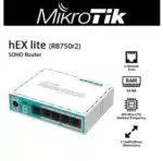 MikroTik hEX Lite RB750r2 Compact Wired Router