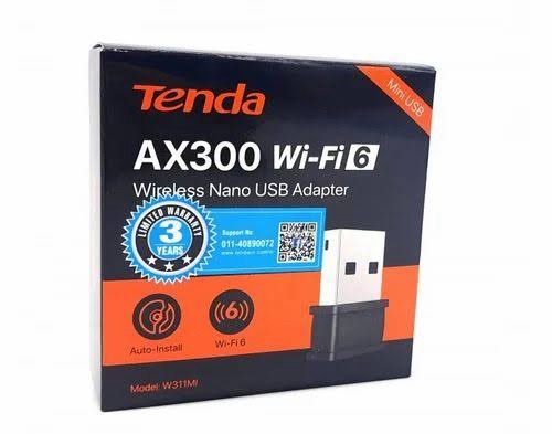 Tenda TE-W311MI 150Mbps USB WiFi Adapter – Nano Wireless Dongle (Gray)