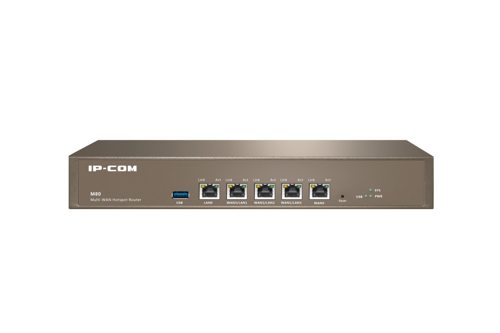 IP-Com M80 Multi-WAN Hotspot Gateway for 300 Concurrent Users IP-Com M80 Multi-WAN Hotspot Gateway for 300 Concurrent Users